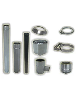 Kit Scarico Fumi Interno/esterno Per Stufa Pellet Cm. 250