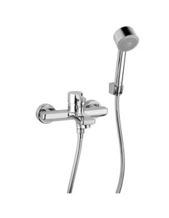 Miscelatore Jacuzzi Per Vasca Esterno Serie Fiamma Con Duplex 0FM00002JA00 Cromato