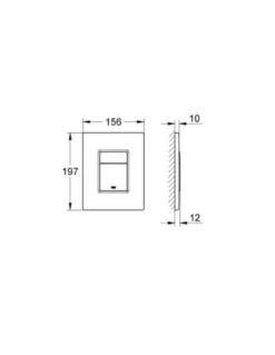 Piastra Cromo Satinato Skate Cosmopolitan Grohe Per Cassetta Incasso - 38732P00 -Climaway Home Store piastra cromo satinato skate cosmopolitan grohe per cassetta incasso 38732p00 2