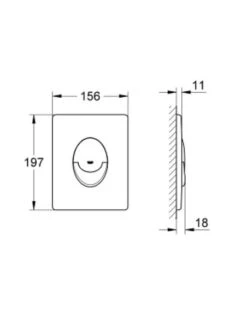 Piastra Cromo Skate Air Grohe Per Cassetta Incasso - 38505000 7 Piastra Cromo Skate Air Grohe Per Cassetta Incasso - 38505000 -Climaway Home Store piastra cromo skate air grohe per cassetta incasso 38505000 2