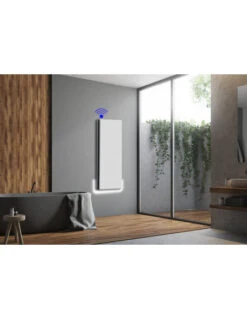 Radiatore Elettrico Verticale Radialight Dual-Therm ICON 15 WiFi Bianco 1500W Con Controllo Digitale E Luce Ambiente Led -Climaway Home Store radiatore elettrico verticale radialight dual therm icon 15 wifi bianco 1500w con controllo digitale e luce ambiente led 2