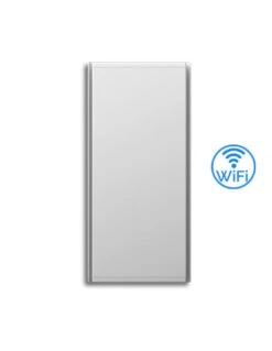 Radiatore Elettrico Verticale Radialight Dual-Therm ICON 20 WiFi Bianco 2000W Con Controllo Digitale E Luce Ambiente Led