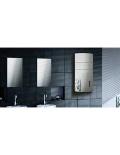 Radiatore Scaldasalviette Elettrico Digitale In Vetro Radialight Deva Specchio D'acqua 1500W Con Portasalvietta In Alluminio -Climaway Home Store radiatore scaldasalviette elettrico digitale in vetro radialight deva bianco onice 1500w con portasalvietta in alluminio 3