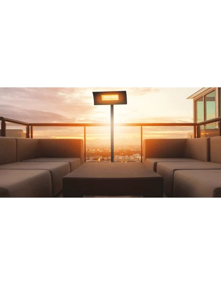 Riscaldamento Decorativo Da Esterno Radialight OASI HT Lampada Riscaldante Infrarossi 2000 W Colorazione Nera SQBAL003 Per Ambienti Completamente Aperti 6 Riscaldamento Decorativo Da Esterno Radialight OASI HT Lampada Riscaldante Infrarossi 2000 W Colorazione Nera SQBAL003 Per Ambienti Completamente Aperti - immagine 4