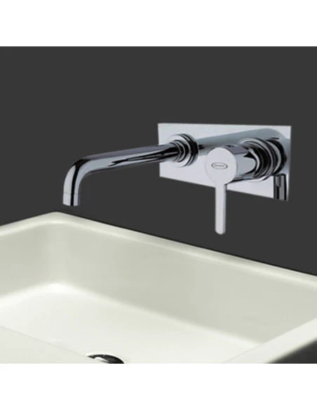 Rubinetto Jacuzzi A Incasso Con Piastra Per Lavabo Serie Sunset Senza Scarico Per Piletta Click Clack 0SU00497JA03 Cromato 5 Rubinetto Jacuzzi A Incasso Con Piastra Per Lavabo Serie Sunset Senza Scarico Per Piletta Click Clack 0SU00497JA03 Cromato - immagine 3