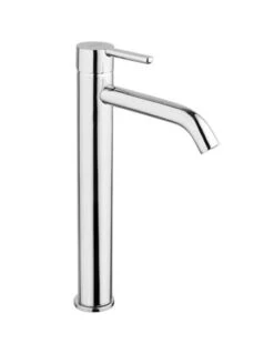 Rubinetto Jacuzzi Per Lavabo Alto Serie Sunset Senza Scarico Per Piletta Click Clack 0SU00493JA01 Cromato