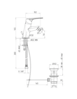 Rubinetto Miscelatore Monoforo Per Bidet Serie Attila Piralla Con Scarico Automatico 0AT00094A22 Cromato -Climaway Home Store rubinetto miscelatore monoforo per bidet serie attila piralla con scarico automatico 0at00094a22 cromato 2