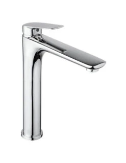 Rubinetto Miscelatore Monoforo Per Lavabo Alto Serie Lago Piralla Con Scarico Automatico 0LG00488A22 Cromato