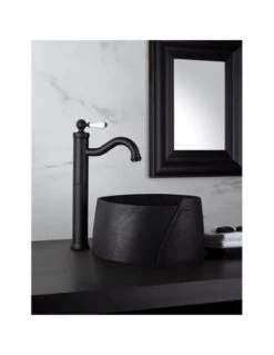 Rubinetto Miscelatore Monoforo Per Lavabo Alto Serie Tosca YO Jacuzzi Senza Scarico 0TOYO493JA00 Nero Opaco -Climaway Home Store rubinetto miscelatore monoforo per lavabo alto serie tosca yo jacuzzi senza scarico 0toyo493ja00 nero opaco 2