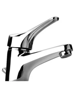 Rubinetto Miscelatore Monoforo Per Lavabo Serie Ariel Piralla Con Scarico Automatico 0RE00088A21 Cromato