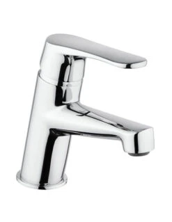 Rubinetto Miscelatore Monoforo Per Lavabo Serie Attila Piralla Con Scarico Automatico 0AT00088A22 Cromato