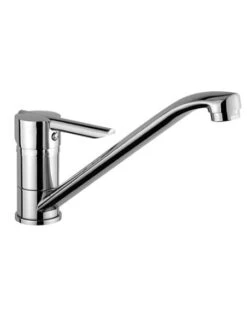 Rubinetto Miscelatore Per Lavello Cucina Piralla Serie Serena Con Canna Bassa Girevole 0SE00101A16 Cromato