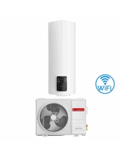Scaldacqua A Pompa Di Calore Murale Ariston Nuos Split Wi-Fi ER WH 3069762 Da 200 Litri Gas R-134A Per Produzione ACS Classe A+