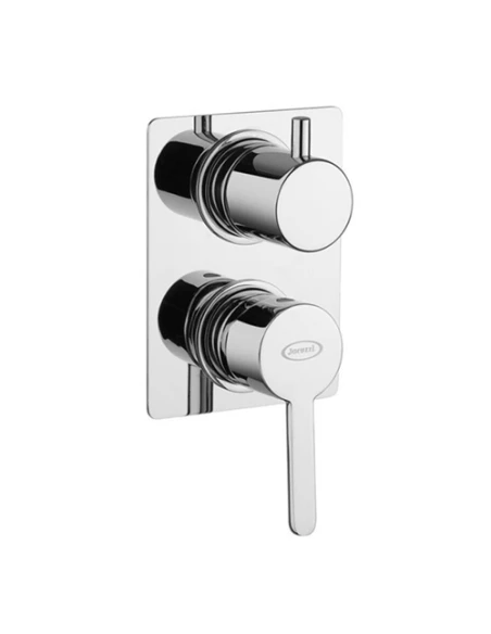 Set Rubinetti Jacuzzi Per Lavabo A Parete E Bidet Senza Scarico E Doccia Incasso Con Deviatore Serie Sunset Cromato 6 Set Rubinetti Jacuzzi Per Lavabo A Parete E Bidet Senza Scarico E Doccia Incasso Con Deviatore Serie Sunset Cromato - immagine 4