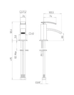 Set Rubinetti Jacuzzi Per Lavabo Alto E Bidet Senza Scarico E Doccia Esterno Serie Glint Cromato -Climaway Home Store set rubinetti jacuzzi per lavabo alto e bidet senza scarico e doccia esterno serie glint cromato 5