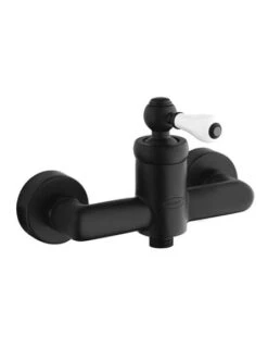 Set Rubinetti Jacuzzi Per Lavabo Alto E Bidet Senza Scarico E Doccia Esterno Serie Tosca YO Nero Opaco -Climaway Home Store set rubinetti jacuzzi per lavabo alto e bidet senza scarico e doccia esterno serie tosca yo nero opaco 3