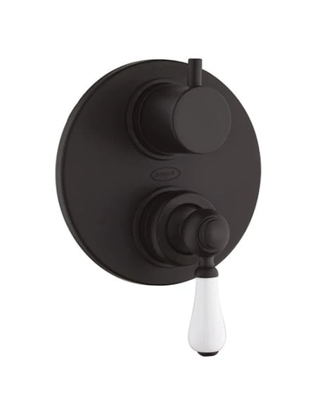 Set Rubinetti Jacuzzi Per Lavabo Alto E Bidet Senza Scarico E Doccia Incasso Con Deviatore Serie Tosca YO Nero Opaco 6 Set Rubinetti Jacuzzi Per Lavabo Alto E Bidet Senza Scarico E Doccia Incasso Con Deviatore Serie Tosca YO Nero Opaco - immagine 4