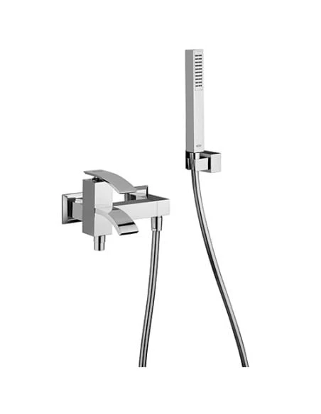 Set Rubinetti Jacuzzi Per Lavabo E Bidet Senza Scarico E Vasca Serie Glint Cromato 6 Set Rubinetti Jacuzzi Per Lavabo E Bidet Senza Scarico E Vasca Serie Glint Cromato - immagine 4
