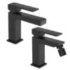 Set Rubinetti Jacuzzi Per Lavabo E Bidet Senza Scarico Serie Twinkle YO Nero Opaco 1 Set Rubinetti Jacuzzi Per Lavabo E Bidet Senza Scarico Serie Twinkle YO Nero Opaco -Climaway Home Store set rubinetti jacuzzi per lavabo e bidet senza scarico serie twinkle yo nero opaco