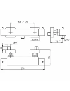 Set Rubinetti Piralla Per Lavabo E Bidet Con Scarico Automatico E Doccia Esterno Serie Artic Cromato -Climaway Home Store set rubinetti piralla per lavabo e bidet con scarico automatico e doccia esterno serie artic cromato 4
