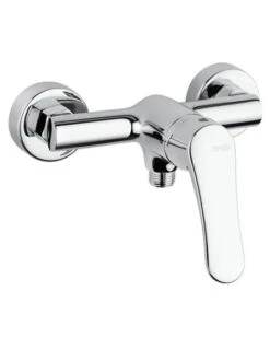 Set Rubinetti Piralla Per Lavabo E Bidet Con Scarico Automatico E Doccia Esterno Serie Attila Cromato -Climaway Home Store set rubinetti piralla per lavabo e bidet con scarico automatico e doccia esterno serie attila cromato 2