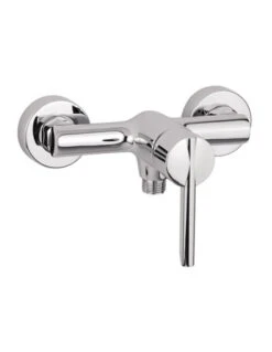 Set Rubinetti Piralla Per Lavabo E Bidet Con Scarico Automatico E Doccia Esterno Serie Serena Cromato -Climaway Home Store set rubinetti piralla per lavabo e bidet con scarico automatico e doccia esterno serie serena cromato 2