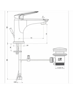Set Rubinetti Piralla Per Lavabo E Bidet Con Scarico Automatico E Doccia Incasso Serie Lago Cromato -Climaway Home Store set rubinetti piralla per lavabo e bidet con scarico automatico e doccia incasso serie lago cromato 2