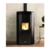 Stufa A Pellet 8,2 Kw Ventilata Anselmo Cola Avana Plus Ermetica In Acciaio Colore Perla -Climaway Home Store stufa a pellet 82 kw ventilata anselmo cola avana plus ermetica in acciaio colore perla