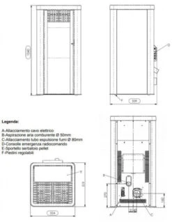Stufa A Pellet 11 Kw Ventilata Anselmo Cola Pupilla In Acciaio Colore Rust 7 Stufa A Pellet 11 Kw Ventilata Anselmo Cola Pupilla In Acciaio Colore Rust -Climaway Home Store stufa a pellet ventilata anselmo cola pupilla in acciaio verniciato colore rust 123 kw 2