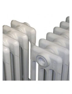 Termosifone Radiatore In Ghisa Da 4 Elementi / 4 Colonne Tipo NeoClassic* 4/571 HP 600 Mm Interasse 520 Mm. Attacchi 1". DA VERNICIARE IN OPERA